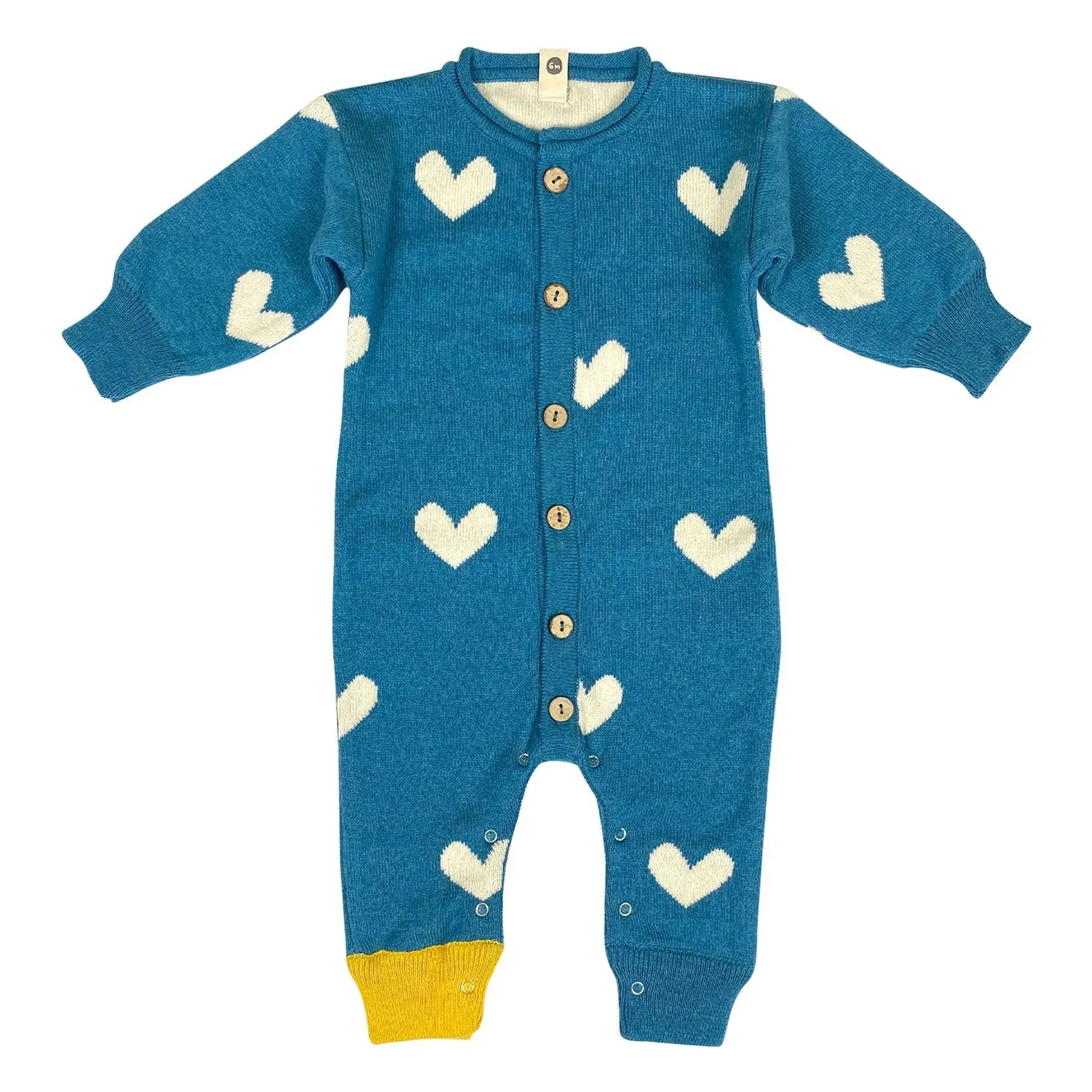 Bayiri - Mono de algodón orgánico adorable | Azul