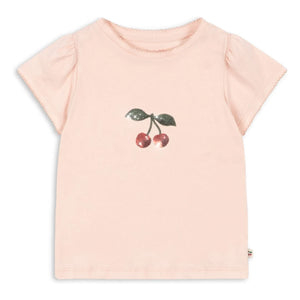 Konges Sløjd - Camiseta de algodón orgánico Famo Cherry | Rosa