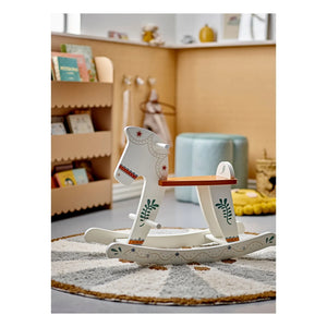 Bloomingville Mini - Caballo balancín Ruddy | Blanco