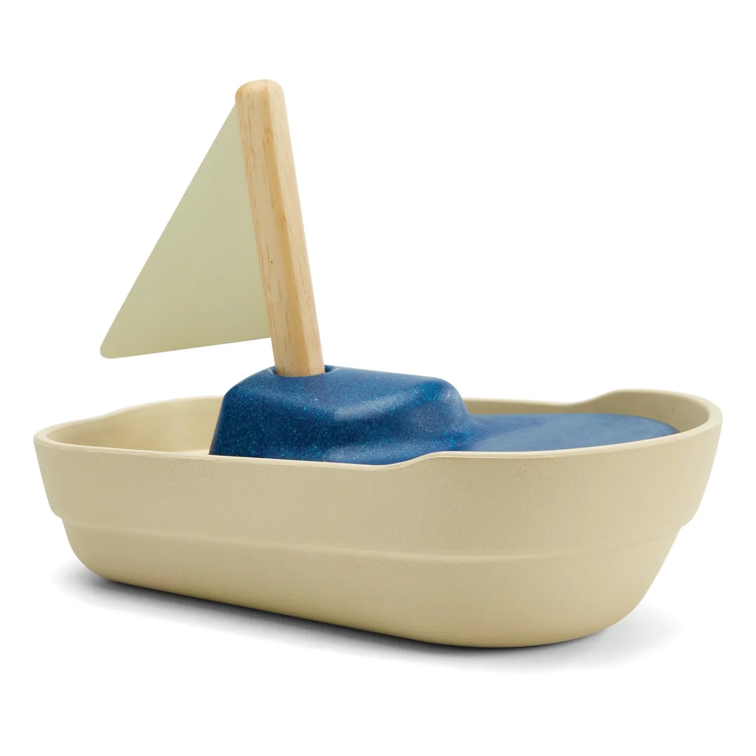 Plan Toys - Barco de vela de caucho natural