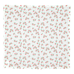 Piupiuchick - Pañuelo floral de algodón orgánico | Rojo