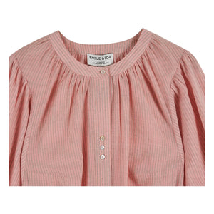 Emile et Ida - Vestido Rosa de Algodón Khadi
