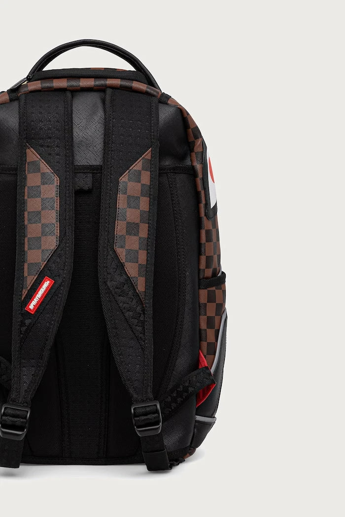 Sprayground - Mochila Marrón de Tiburones en París 910B7409NSZ