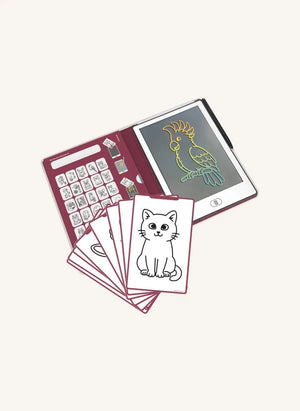 Kidywolf - Kidydraw Mini Çizim Tableti - Evcil Hayvanlar
