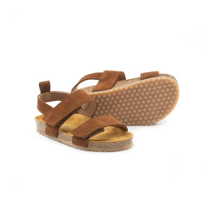 Pèpè - Two Con Me - Sandalias de Doble Hebilla Color Arena | Marrón