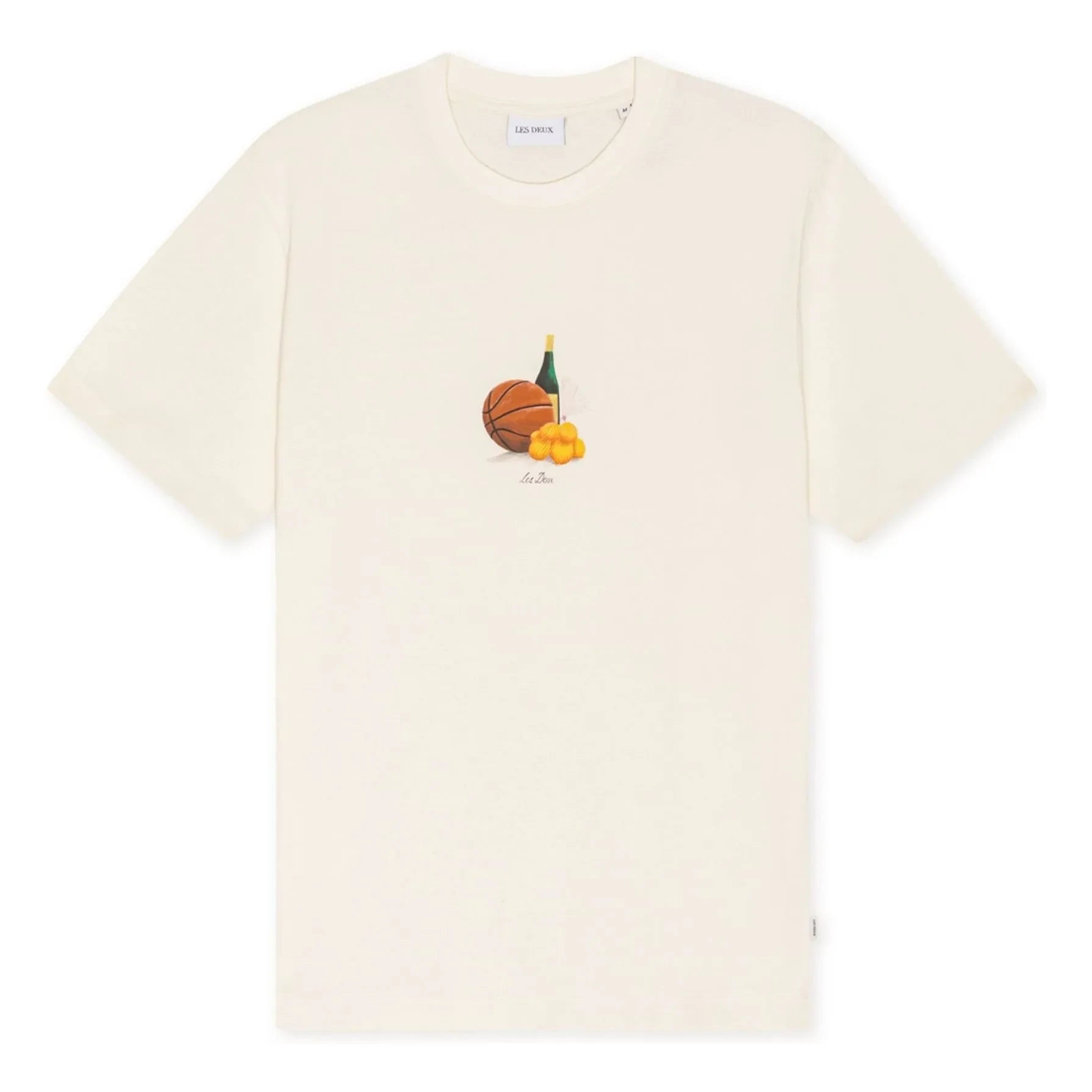 Les Deux - Camiseta con limón | Blanco roto