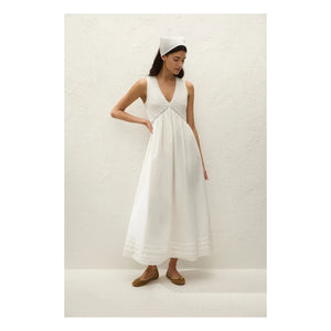 Faithfull the Brand - Vestido de algodón Fiora | Blanco
