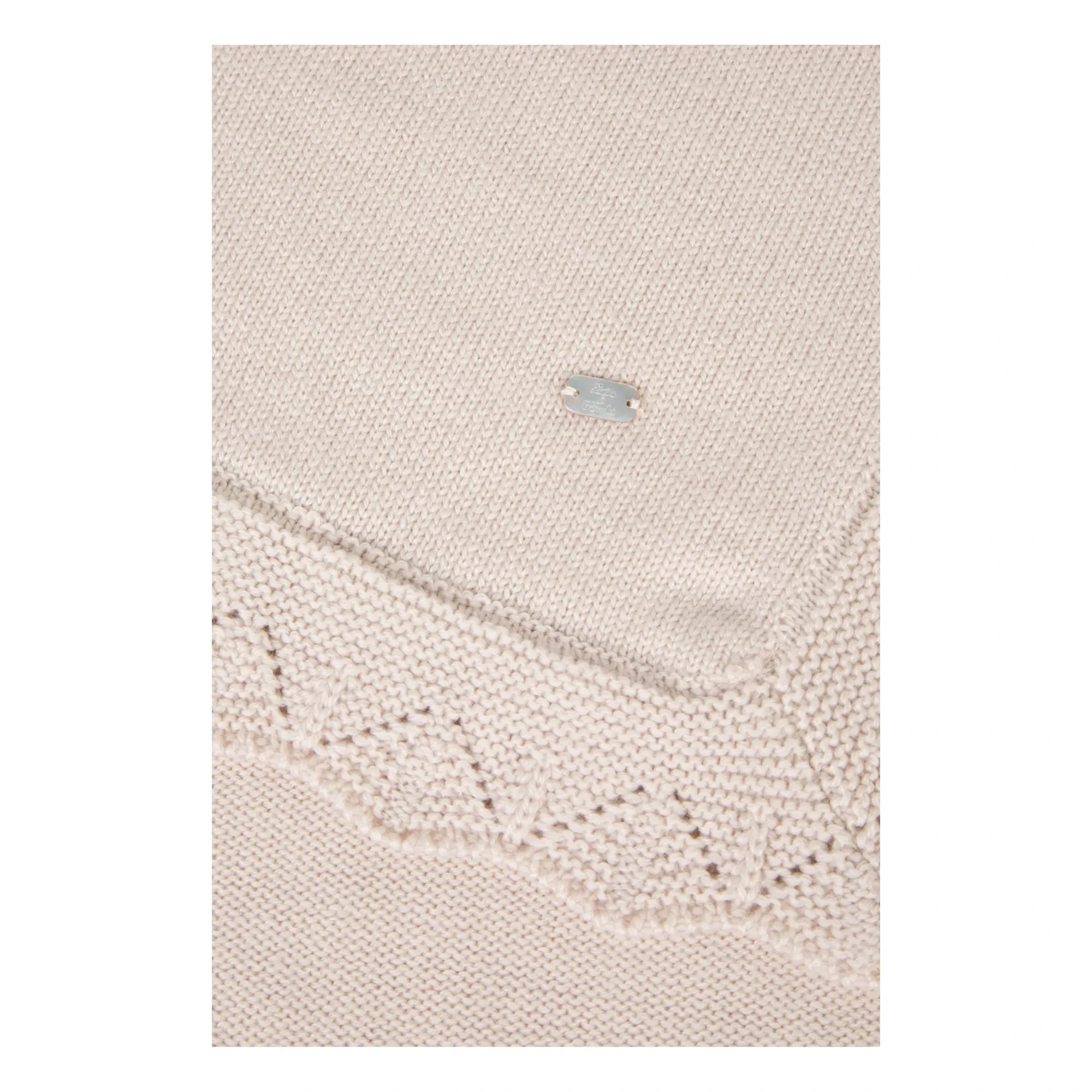 Tartine et Chocolat - Manta de Lana Merina | Beige