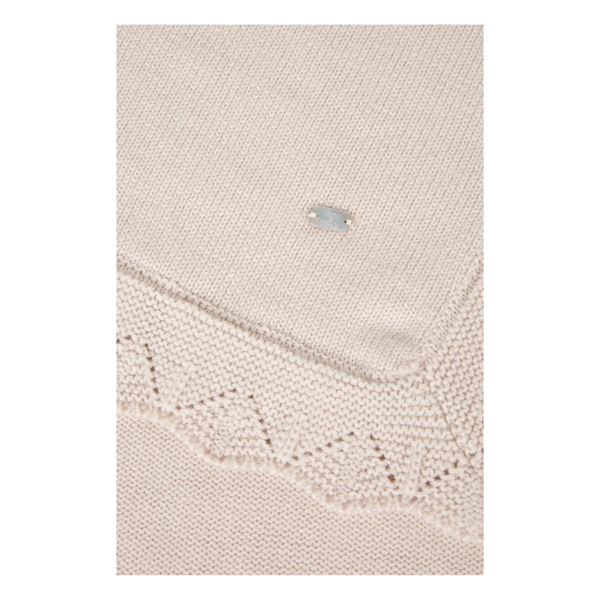 Tartine et Chocolat - Manta de Lana Merina | Beige