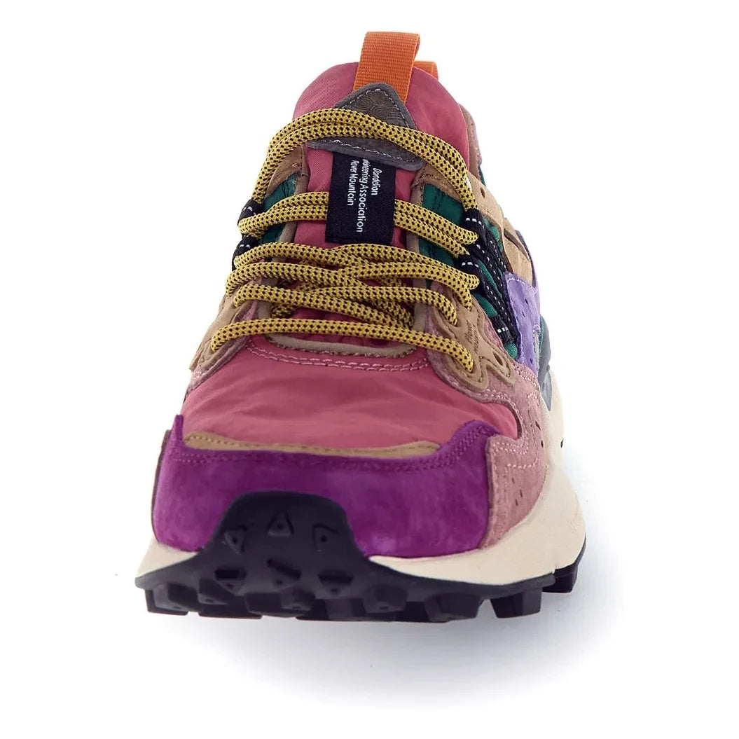 Flower Mountain - Yamano 3 Süet ve Naylon Sneakers | Pembe