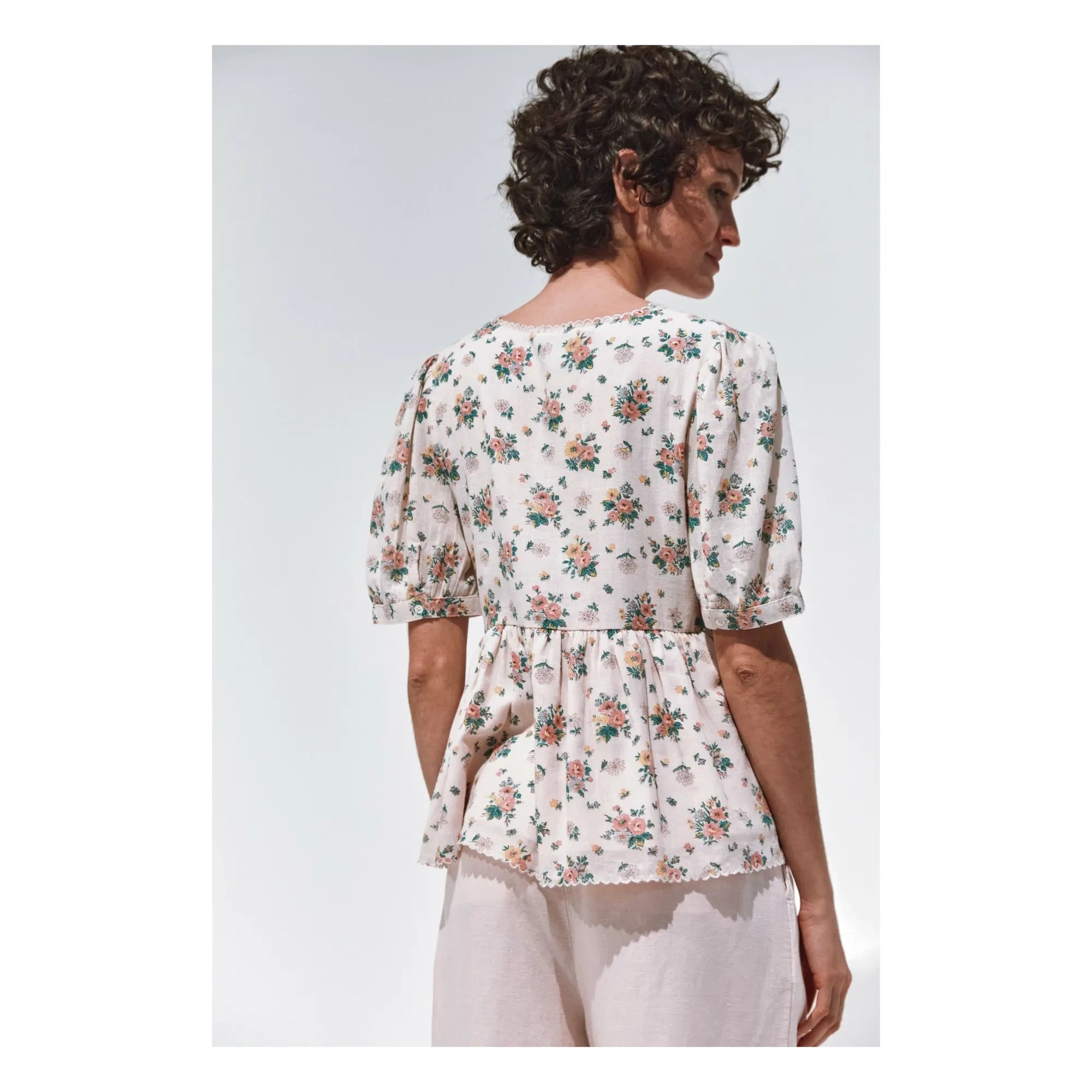 Emile et Ida - Blusa Borica | Crudo