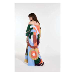 Mapoésie - Vestido de algodón Palao Poesie | Coral