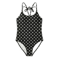 Smallable Kid - Bañador Amandy de lunares | Negro
