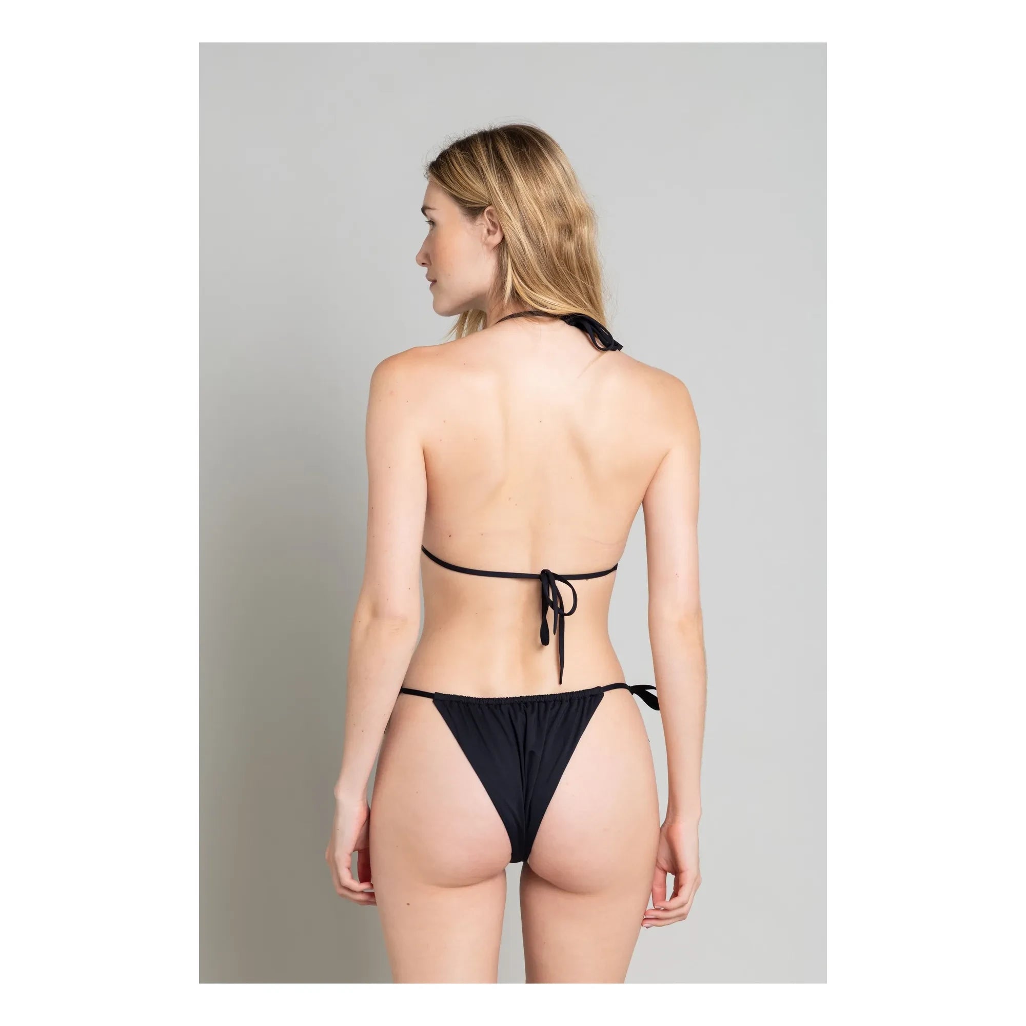 Smallable Woman - Pantalón de punto anudado Sydney | Negro