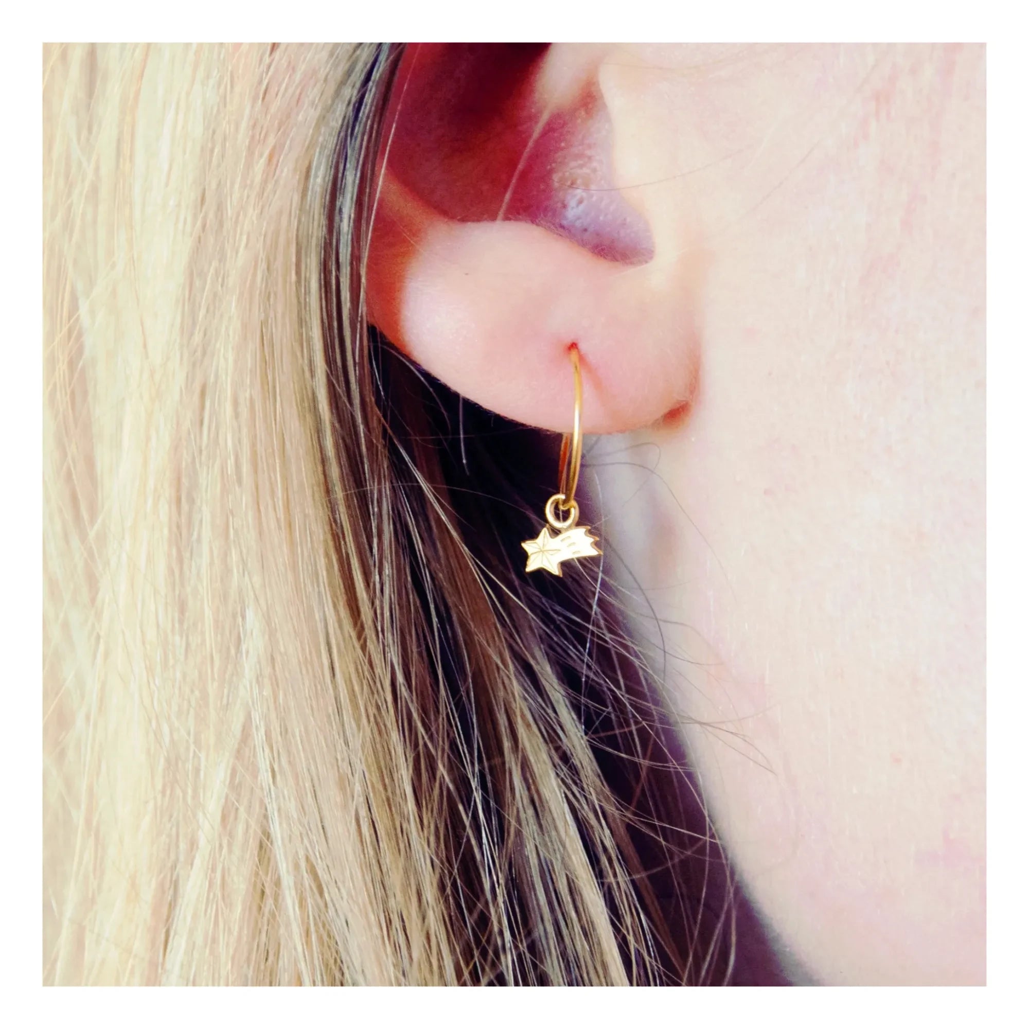 Adorabili - Pendientes asimétricos Etoile Filante | Oro