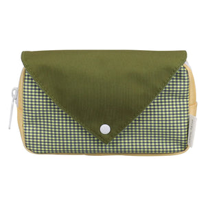 Sticky Lemon - Riñonera Cuadrada con Sobre a Cuadros | Marrón