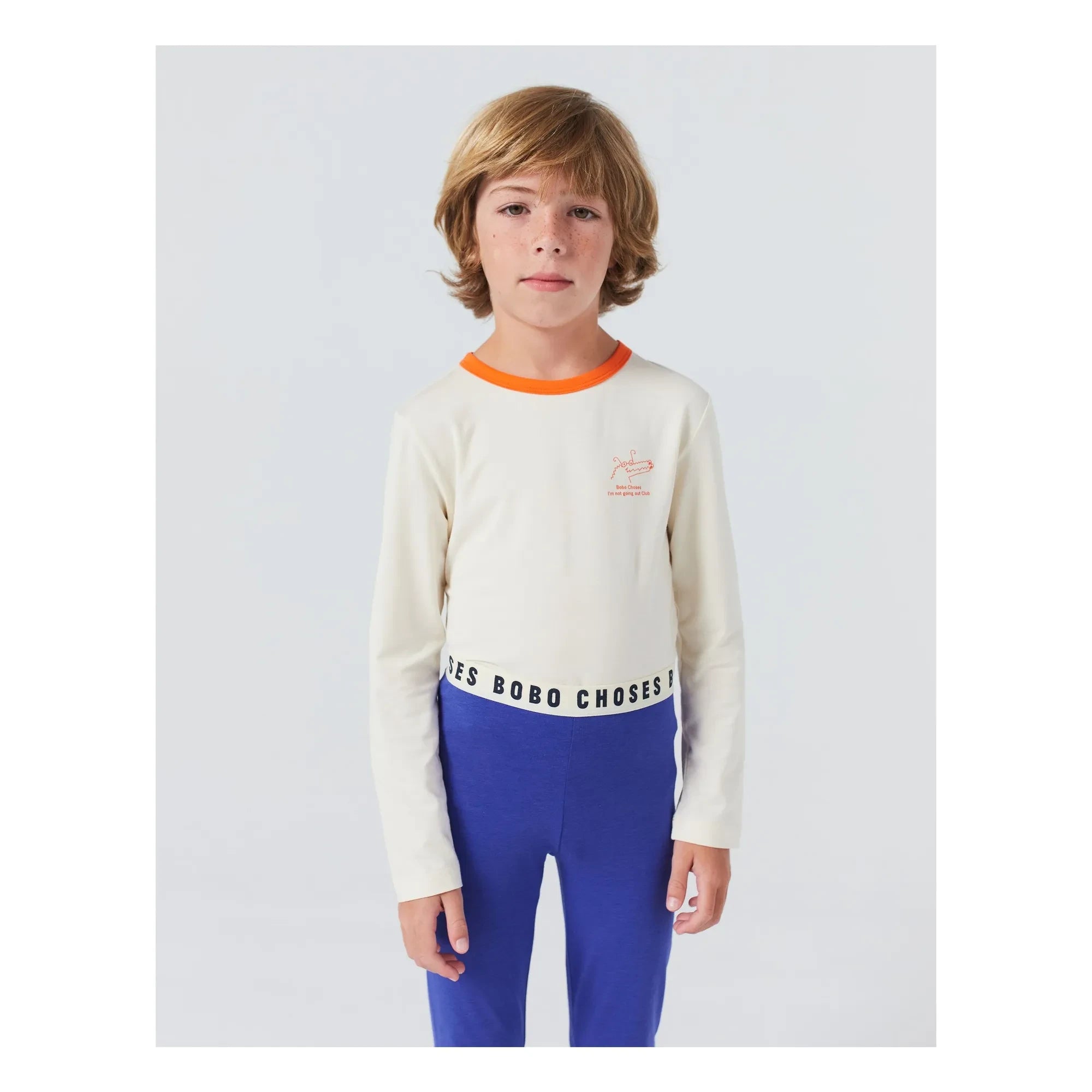 Bobo Choses - Pijama de modal y algodón orgánico con cocodrilo | Azul real