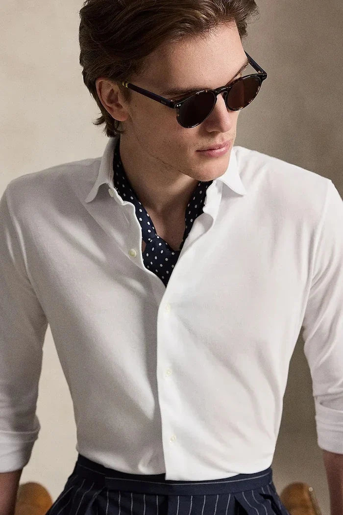Camisa de algodón Polo Ralph Lauren para hombre