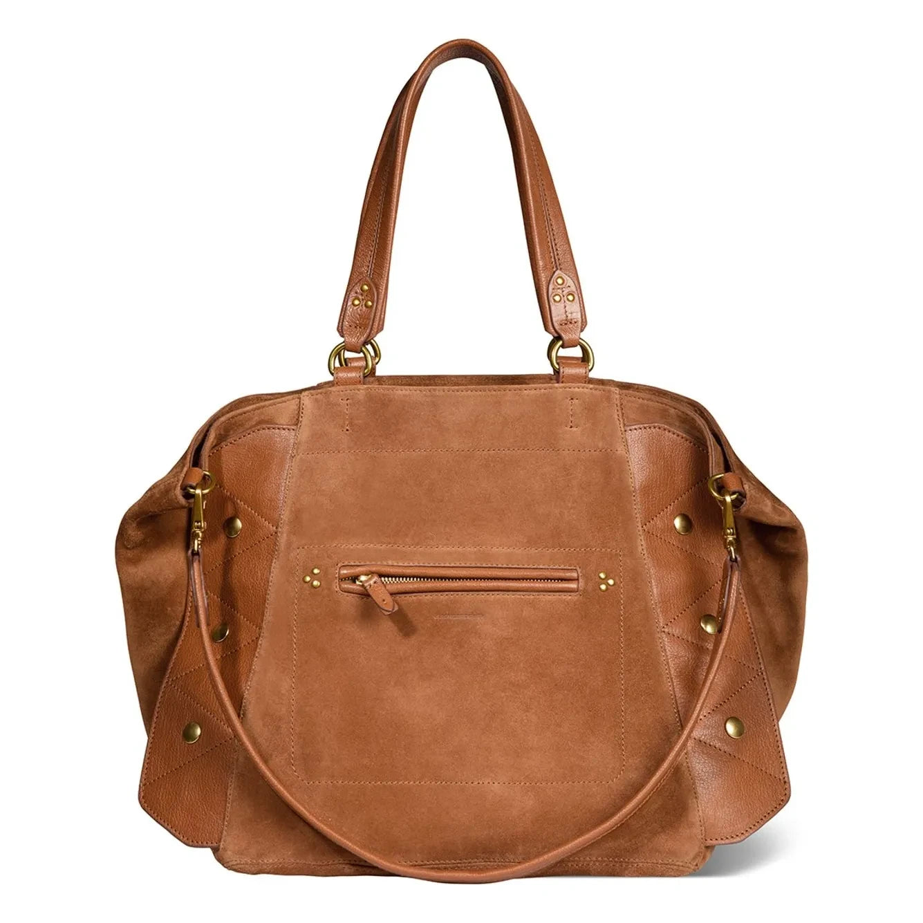 Jérôme Dreyfuss - Bolso Roger Superficie de terciopelo | Caramelo