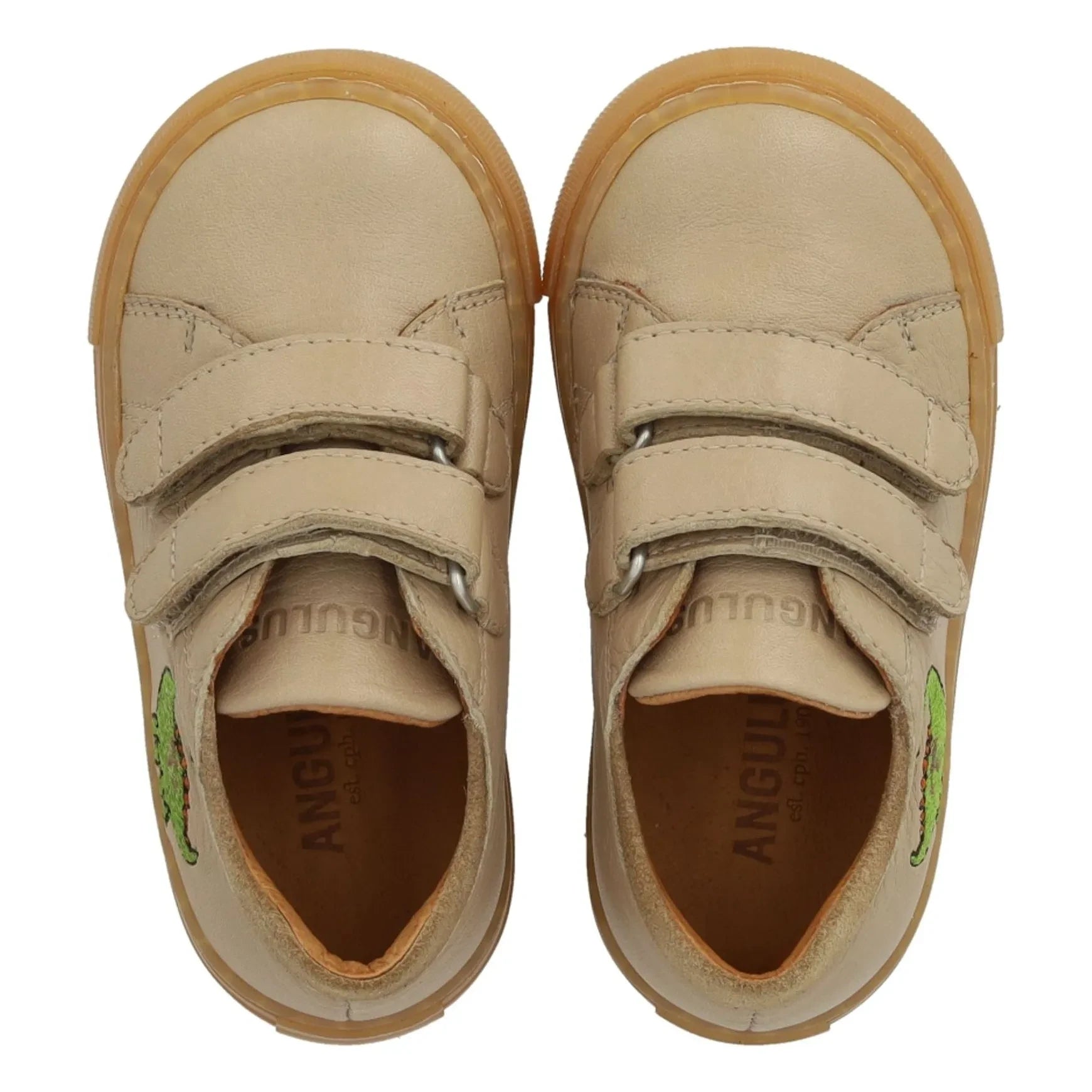 Angulus - Zapatillas de deporte de doble dibujo Dinosaurio | Arena