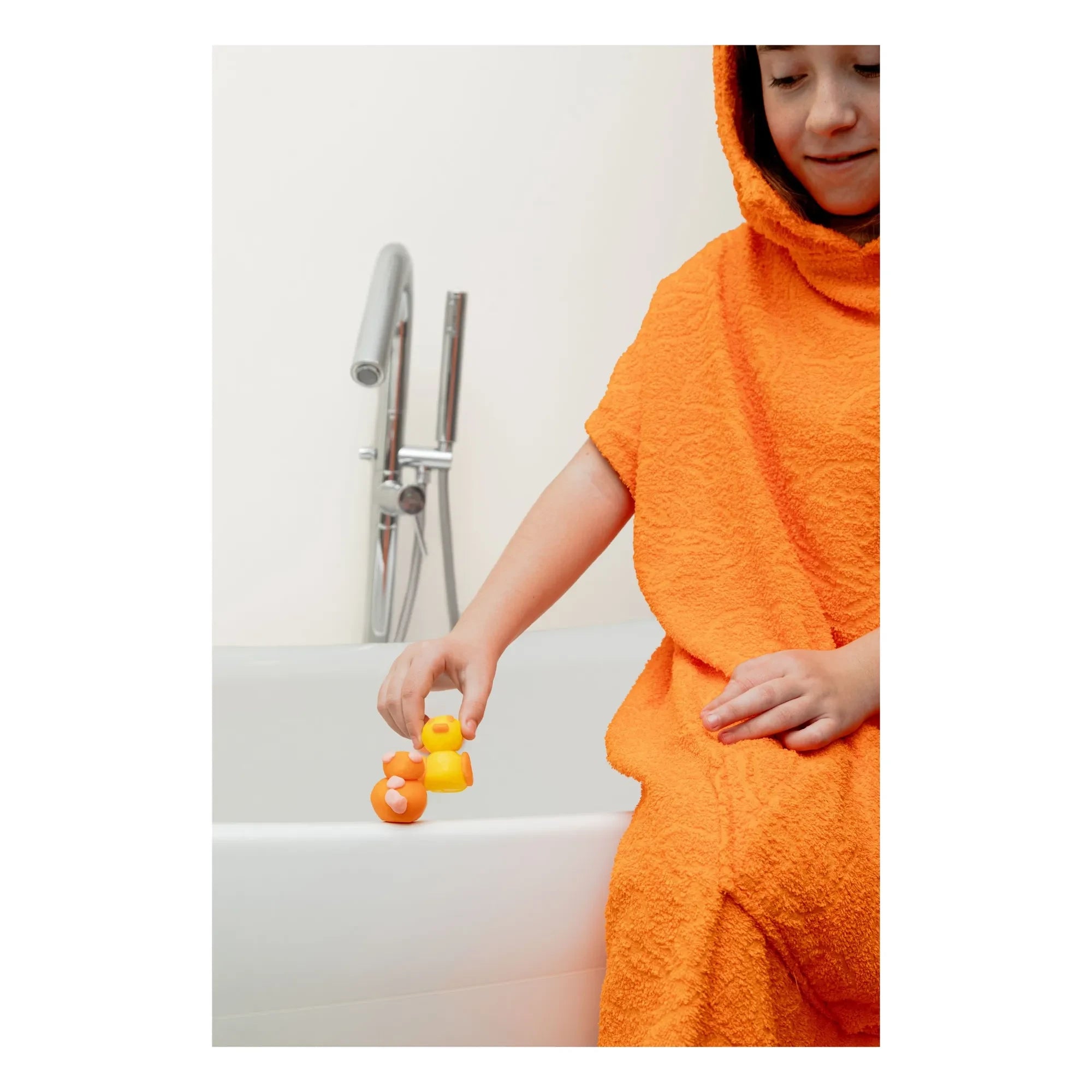 Nailmatic Kids - Pataploof, modelo de arcilla lavable, dúo y molde | Naranja
