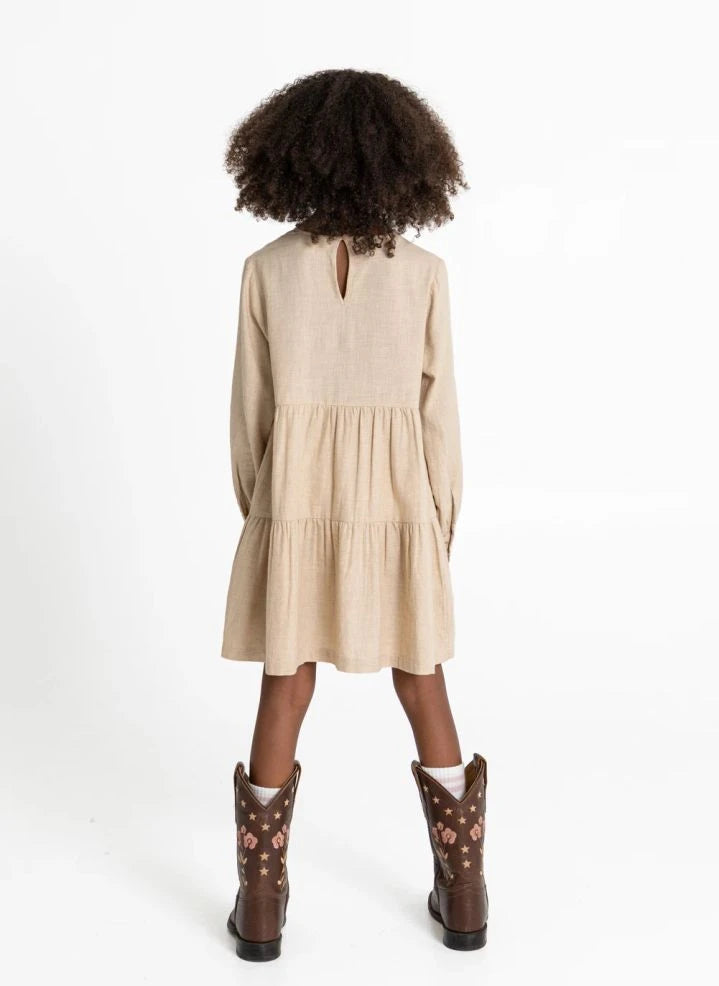 Hundred Pieces - Vestido Esperas Etoiles | Beige