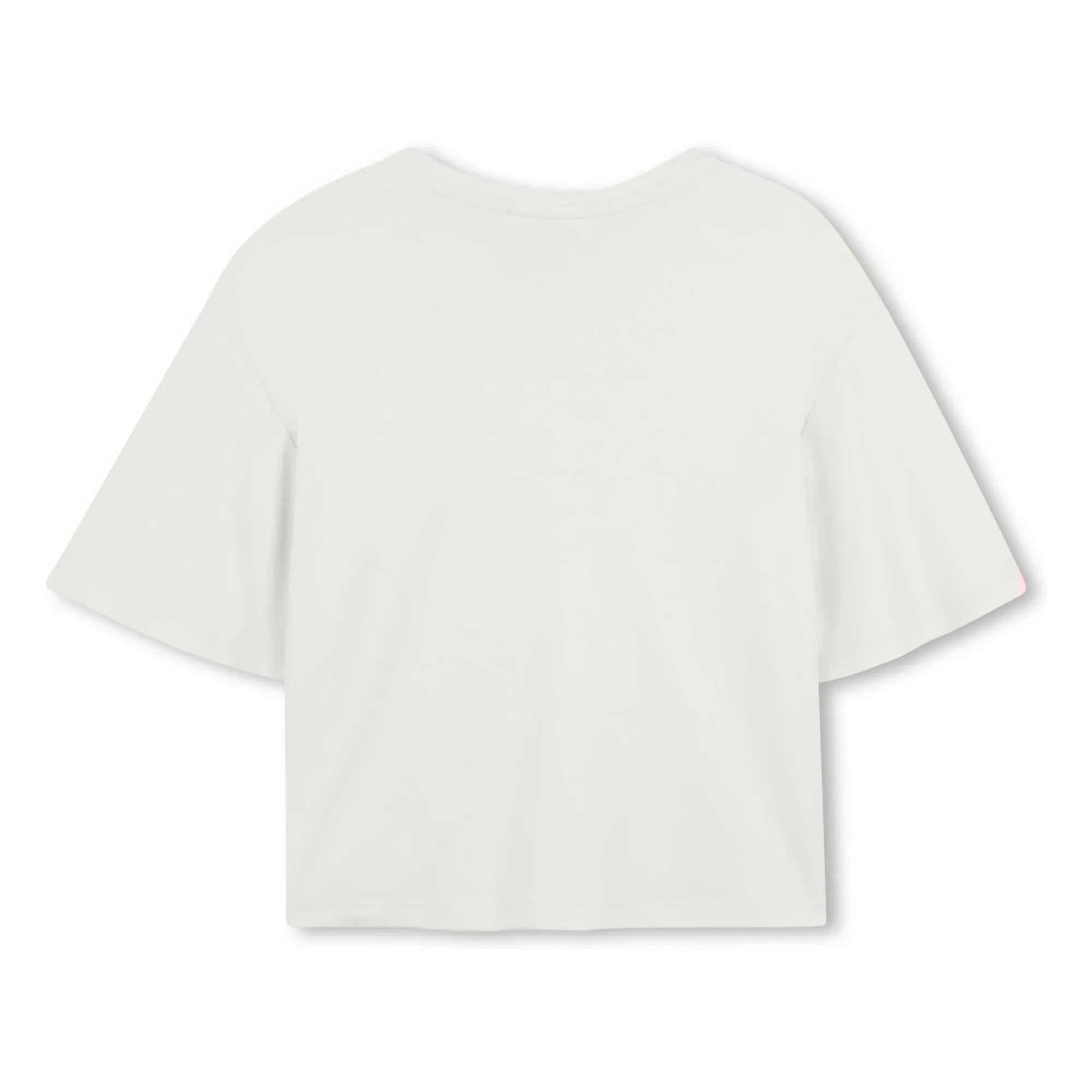 Chloé - Camiseta con logotipo de algodón orgánico | Blanco