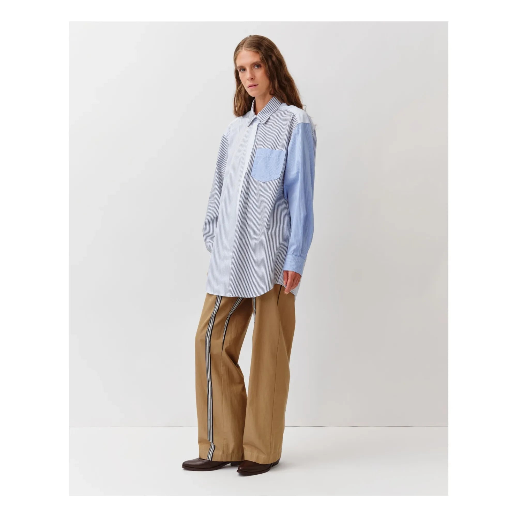 Diega - Camisa Camela | Azul
