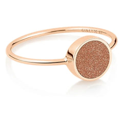 Ginette NY - Anillo Disc Mini Ever | Arenisca dorada