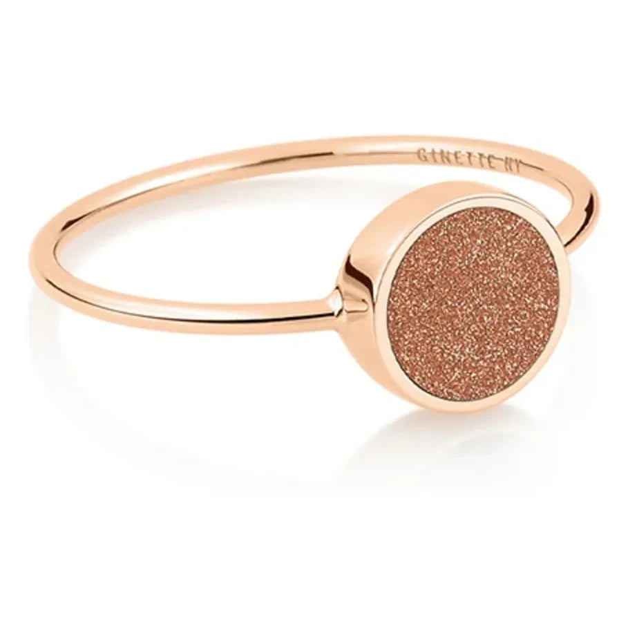Ginette NY - Anillo Disc Mini Ever | Arenisca dorada