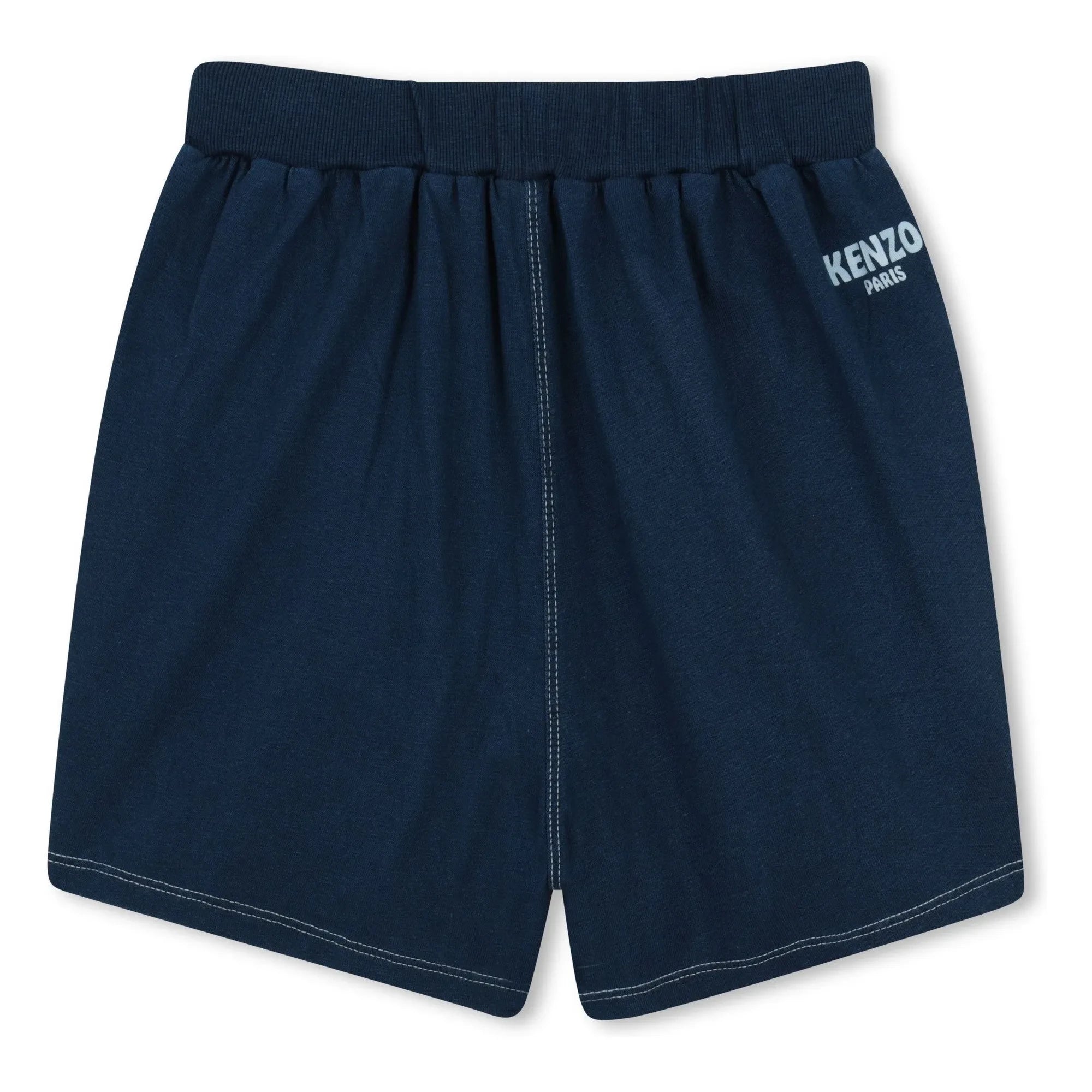Kenzo - Kenzo Garden Pantalón Corto con Cintura Elástica | Azul Oscuro