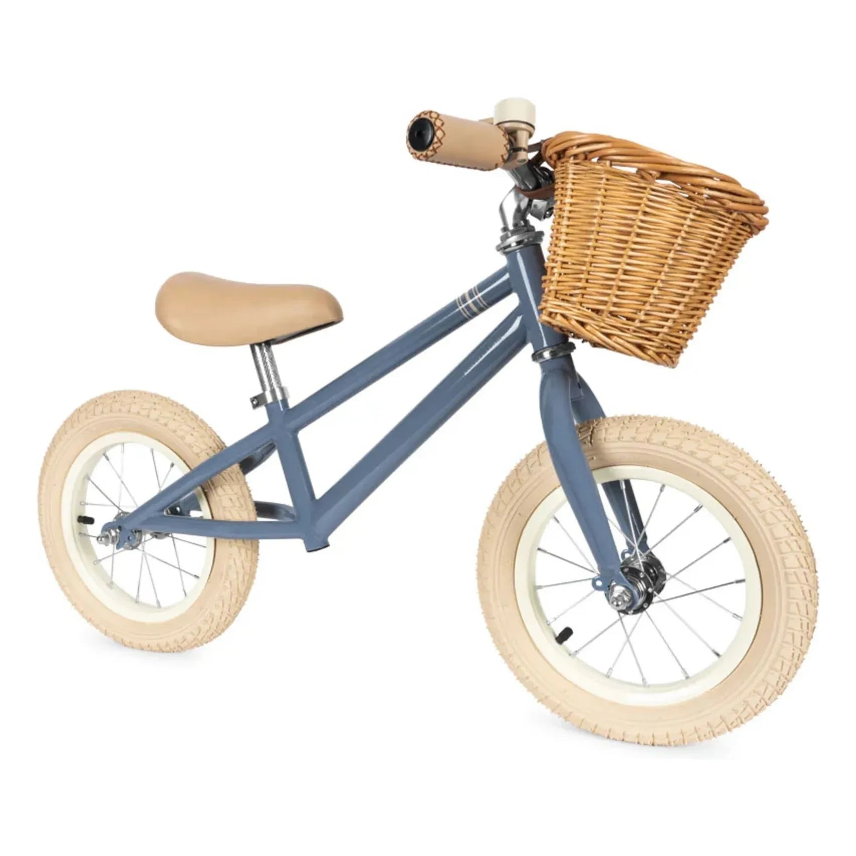 Konges Sløjd - Bicicleta de equilibrio a rayas | Azul