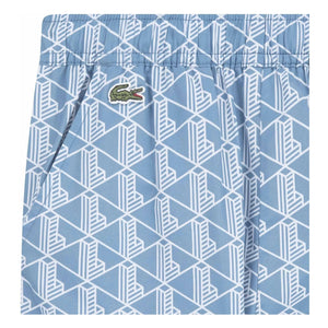 Lacoste - Conjunto de chaqueta y pantalón de chándal de fibra reciclada con monograma | Azul claro