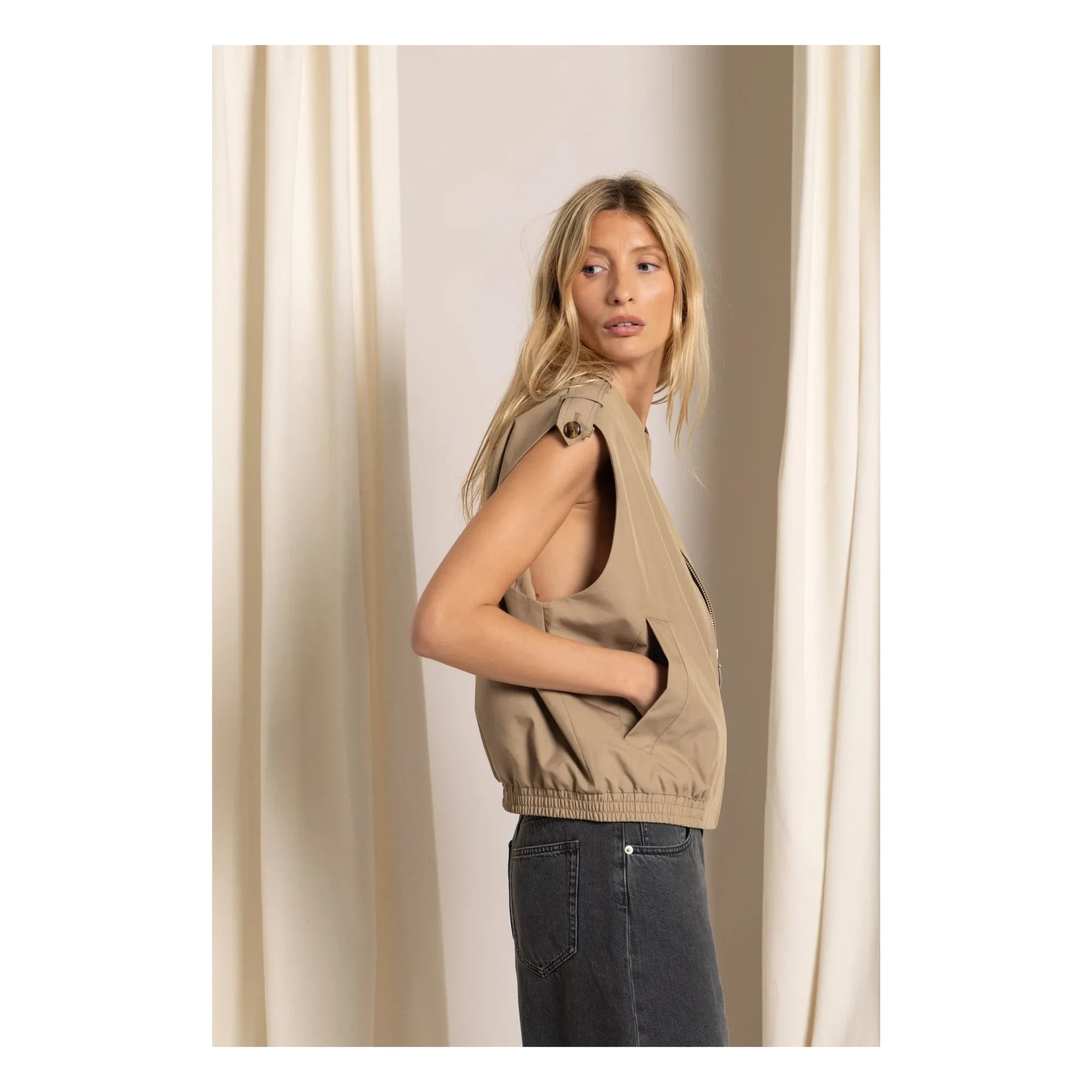 Smallable Woman - Savannah Chaleco sin Mangas | Beige