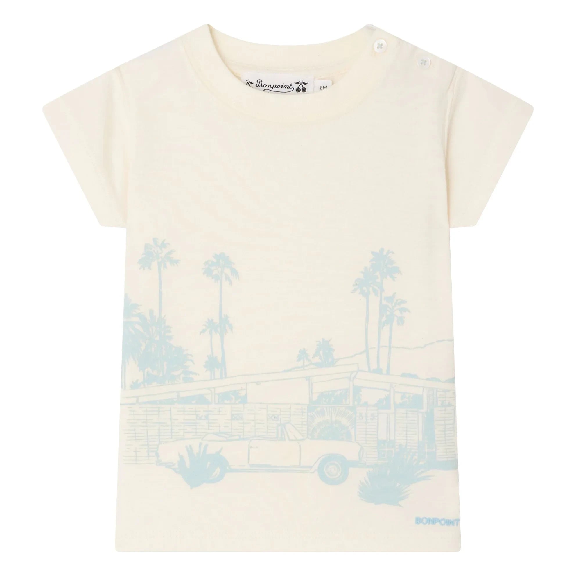 Bonpoint - Camiseta Tom | Marfil