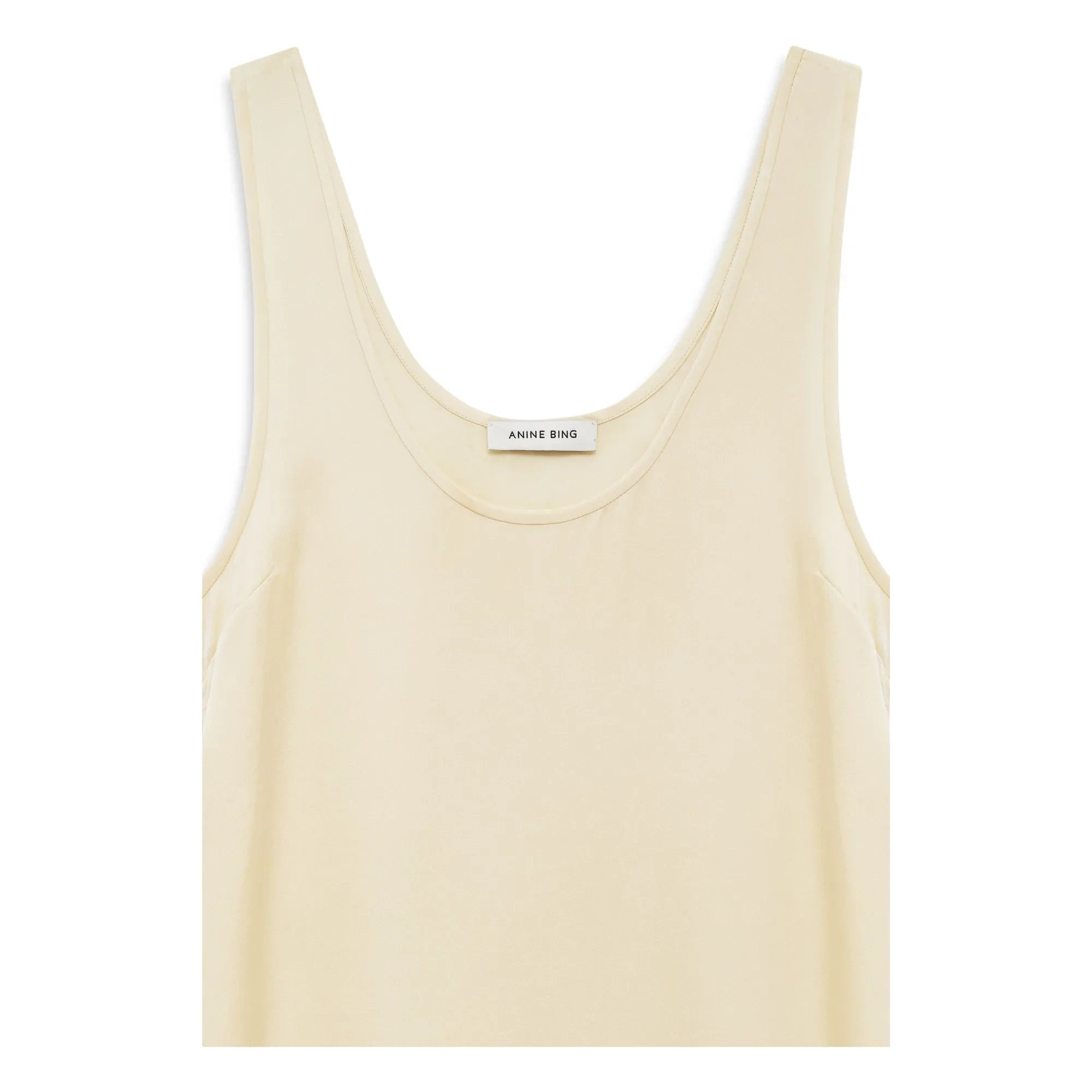 Anine Bing - Top Lea | Amarillo Pálido
