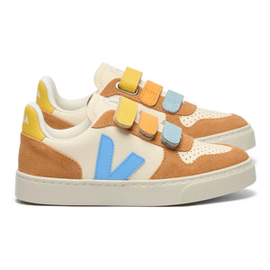 Veja - Zapatillas Scratch Pequeñas V-10 Cuero | Naranja
