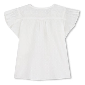 Zadig & Voltaire - Blusa abotonada Dobby | Blanco