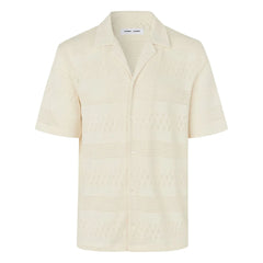 Samsoe Samsoe - Camisa Samartin de algodón de manga corta | Crema