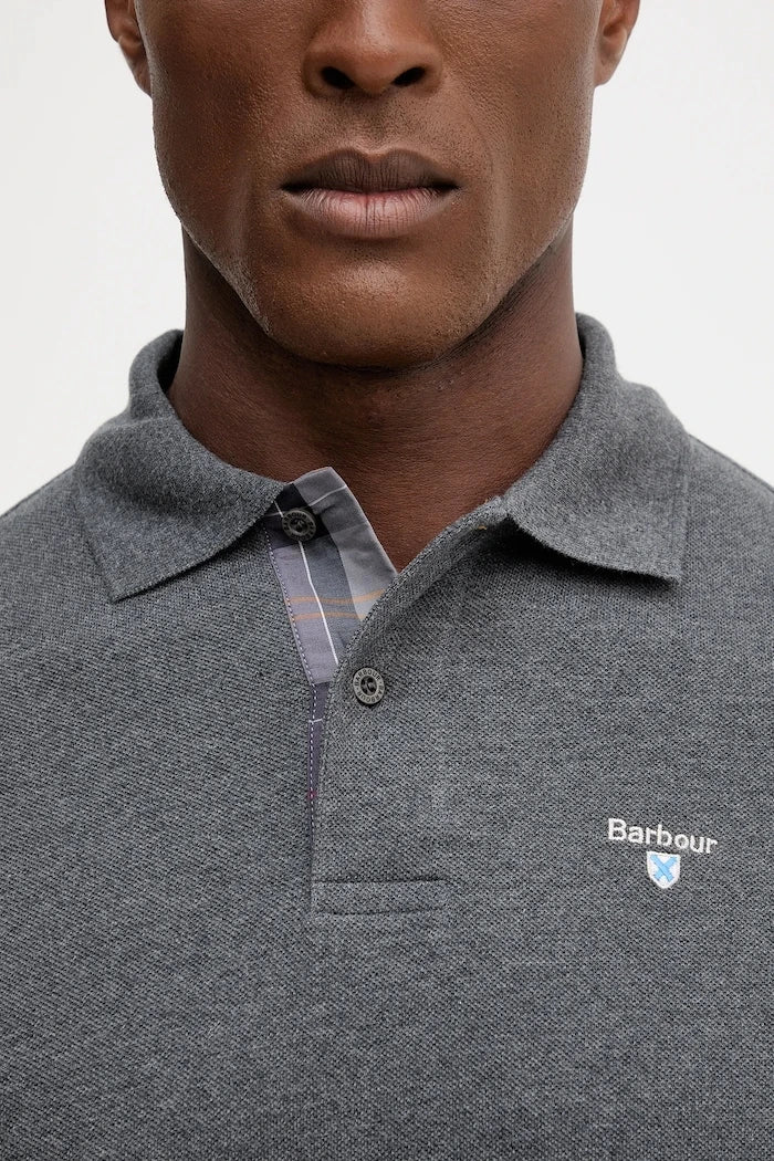 Polo de algodón para hombre Barbour