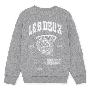 Les Deux - Sudadera de algodón orgánico con capucha | Gris