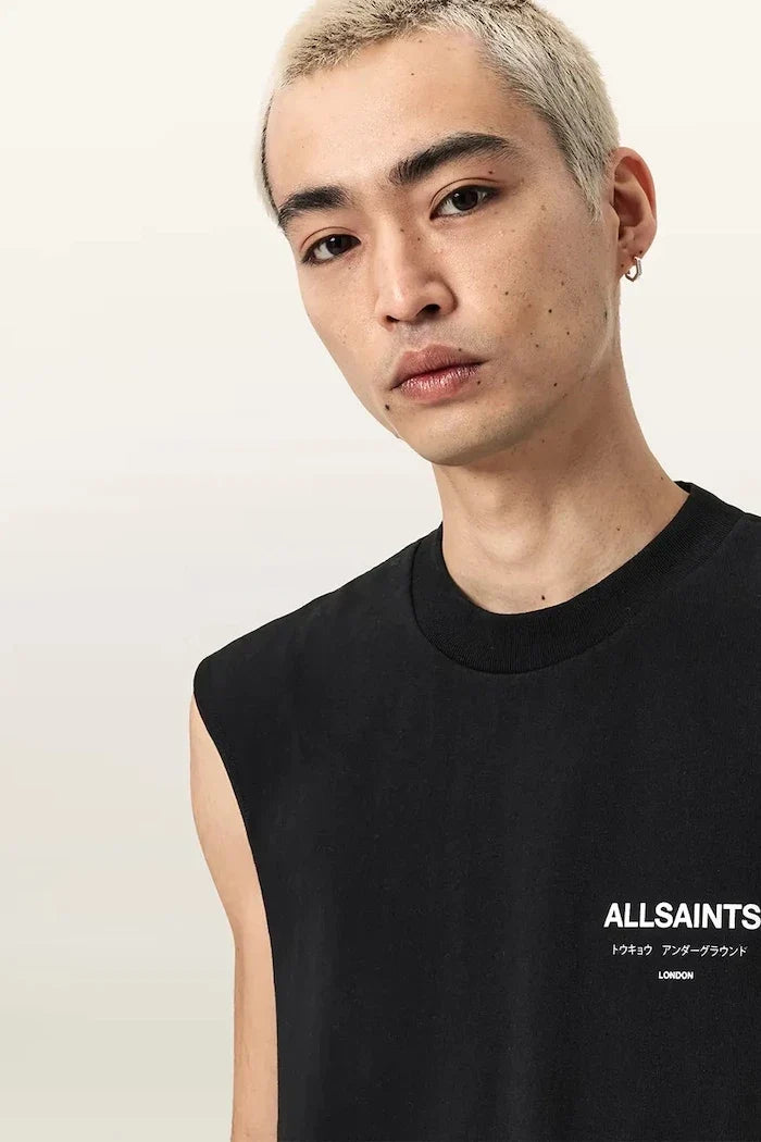 Camiseta de algodón Underground de AllSaints para hombre