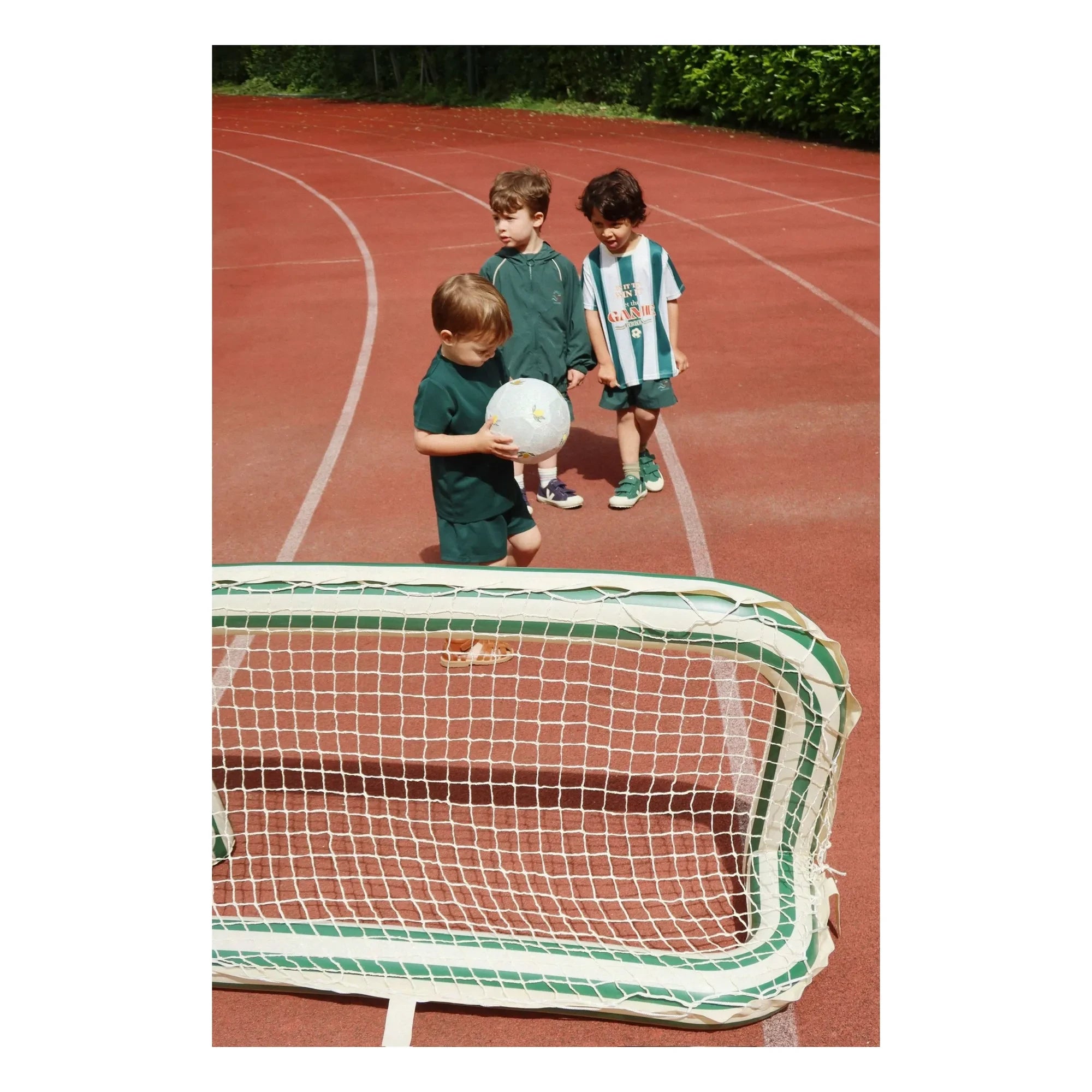 Konges Sløjd - Portería de fútbol hinchable | Verde