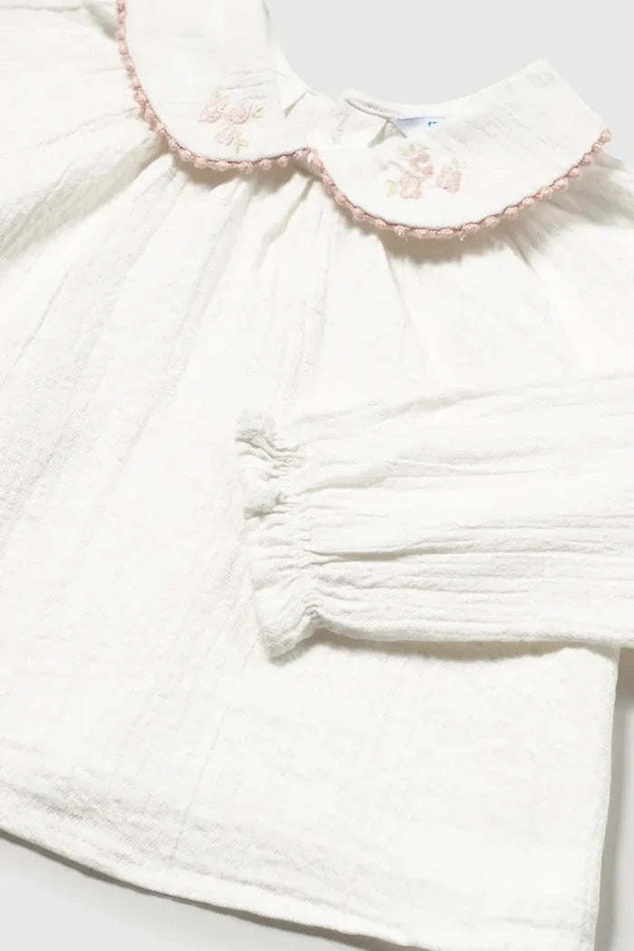 Blusa infantil de algodón Mayoral