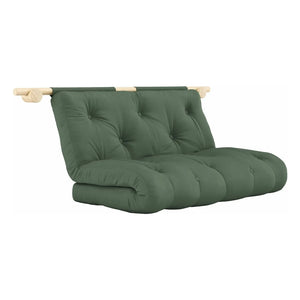 Karup Design - Sofá cama con ganchos 135x200 cm | Verde oliva