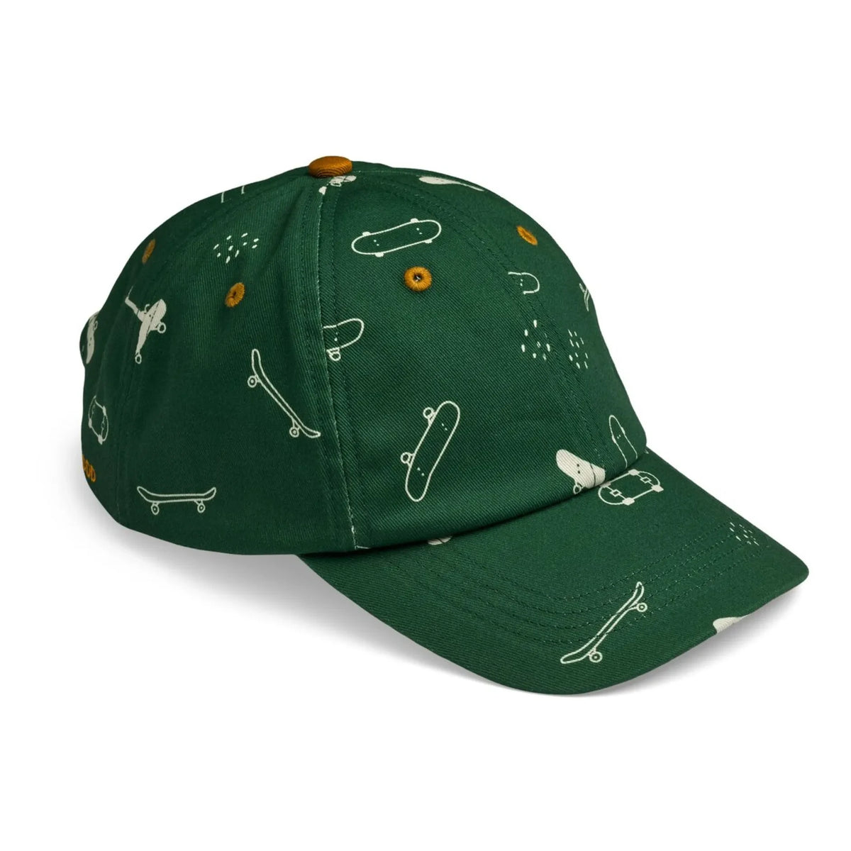 Liewood - Gorra de béisbol de algodón orgánico Danny | Verde oscuro
