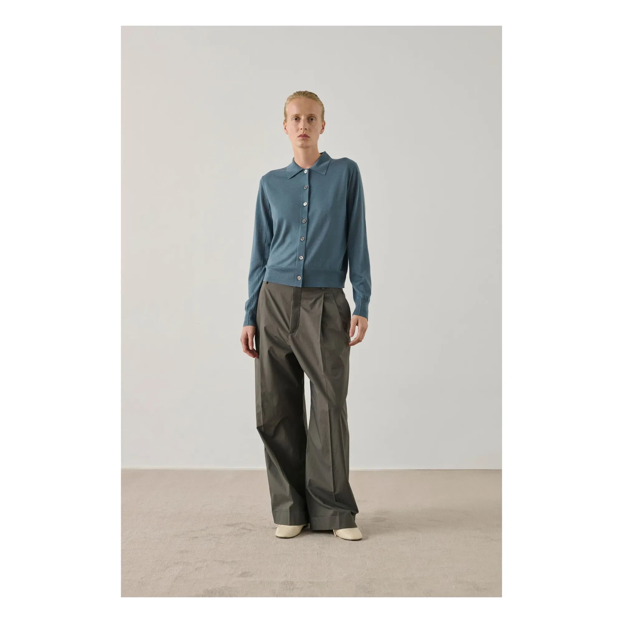 Soeur - Cárdigan Hailey de Lana Merino | Azul