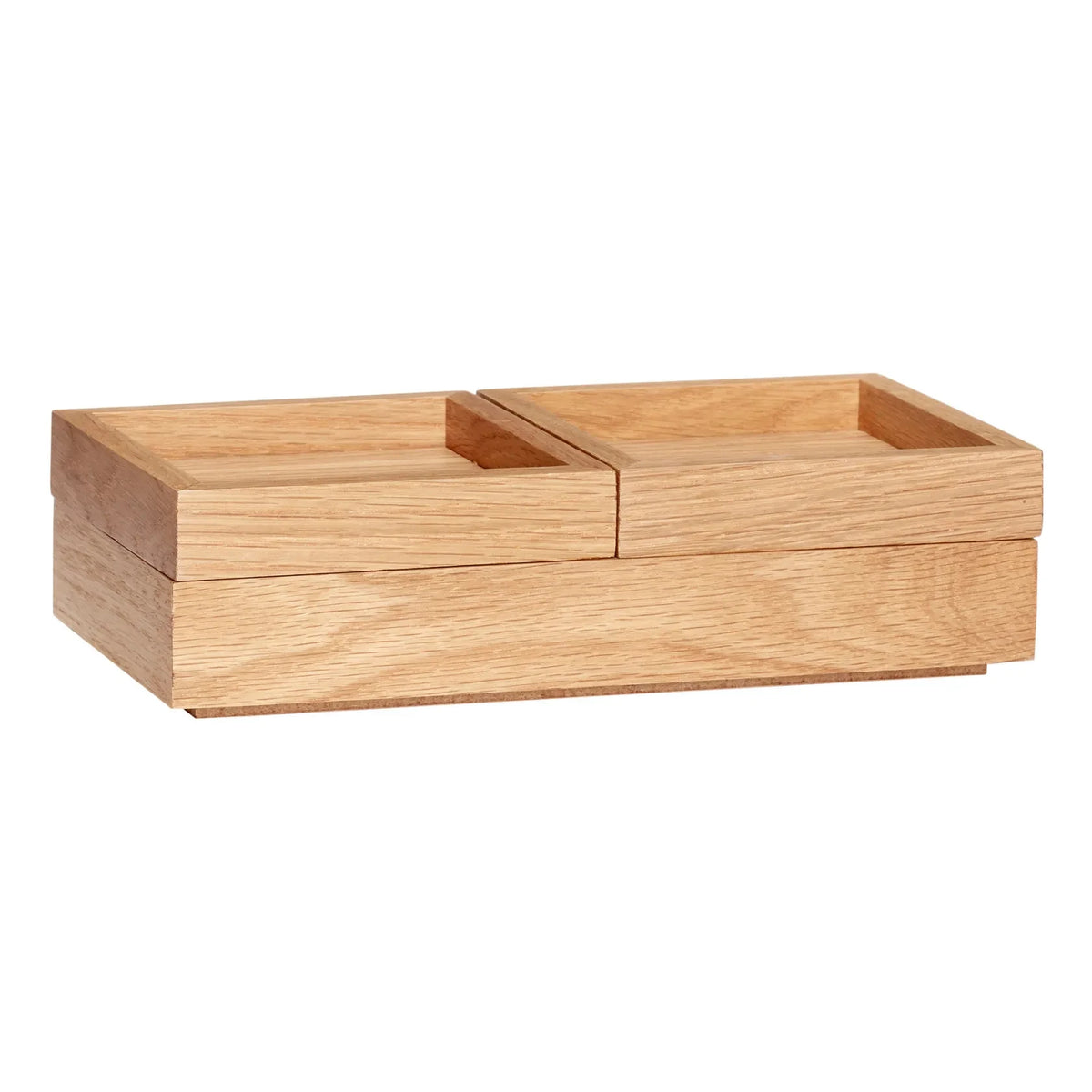 Hübsch - Caja de Almacenamiento de Roble FSC | Roble