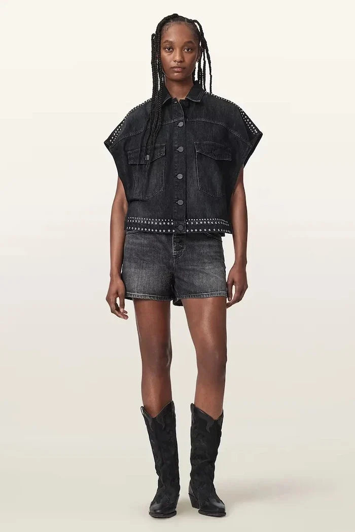 AllSaints Camisa vaquera ALBA para mujer