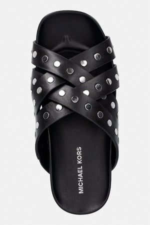 MICHAEL Michael Kors Sandalias planas de piel Irene para mujer